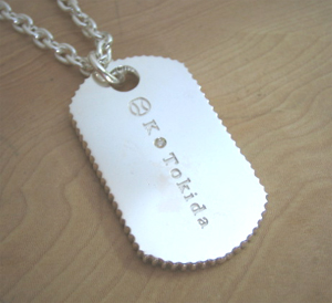 ギザ有りドッグタグ