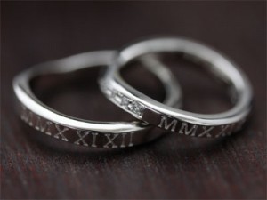 V字記念日マリッジリング3