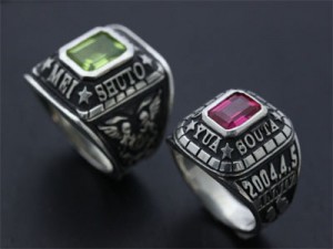 ペアカレッジリングスクエア-4