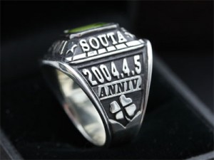 ペアカレッジリングスクエア-5