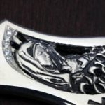 マリア像モチーフのペアペンダント